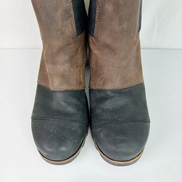 Sorel SZ 10 Addington Chelsea Ankle Boots Tobacco