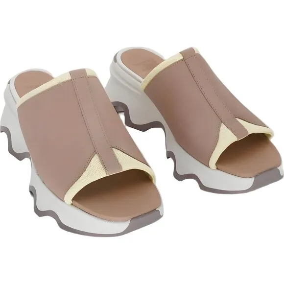 Sorel Women's Kinetic Impact Beige Slip-On Shoes Size 8.5 M