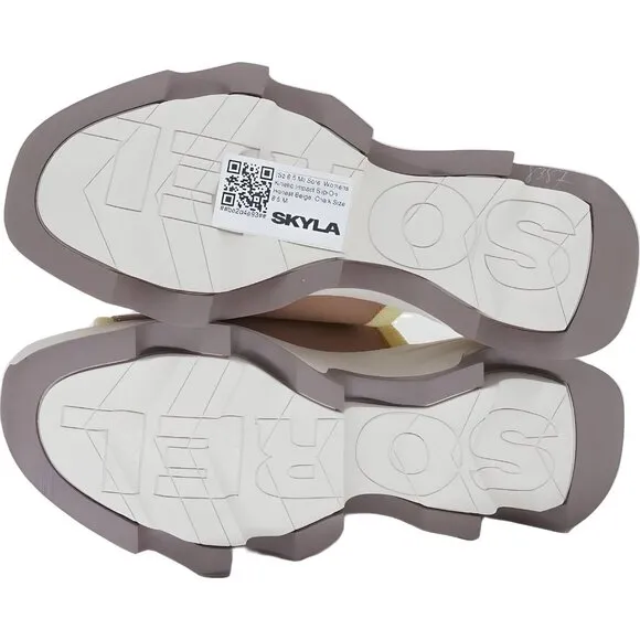 Sorel Women's Kinetic Impact Beige Slip-On Shoes Size 8.5 M