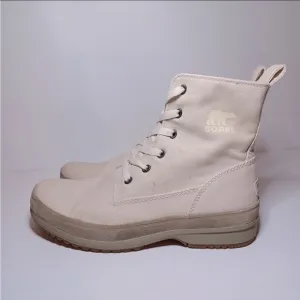 Sorel Woodbine Surplus Canvas Lace Up Boots Size 11.5