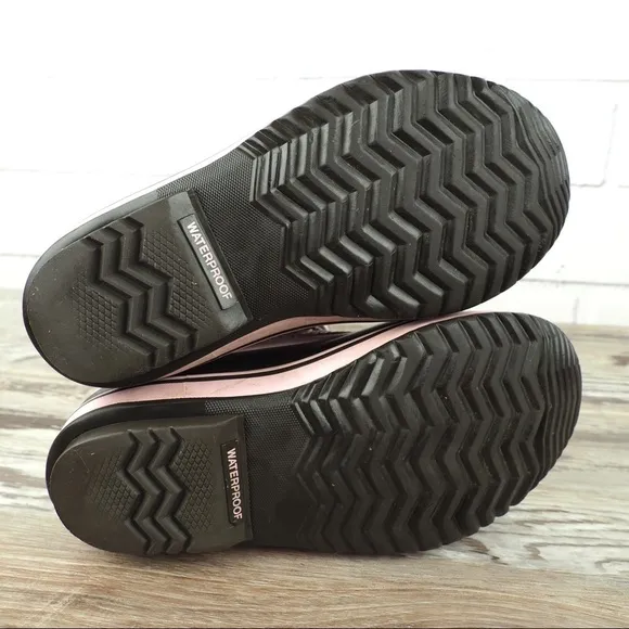 Sorel Yoot Pak Y6 W8 pink rubber leather waterproof boots