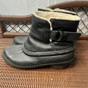 Sorrel Snow/Mud Rubber-Leather adjustable Boots Size 12