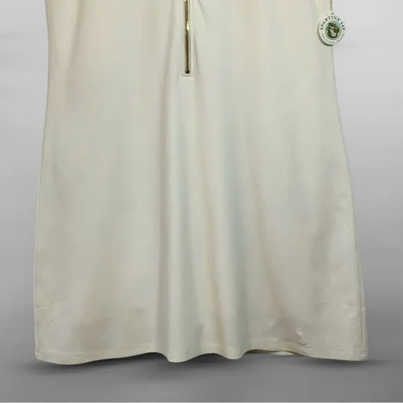 Spartina Keira Built in Short Tennis Dress Size L In Ivory NWT