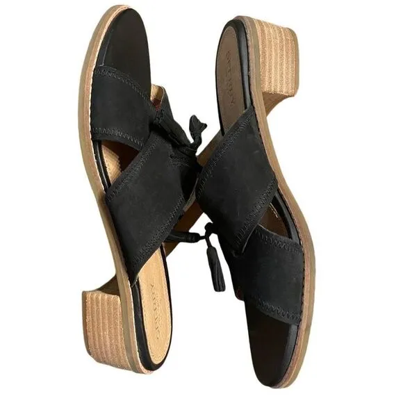 Sperry classic Seaport City Leather Penny Sandals Size 10 New