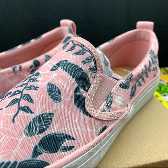 Sperry Crest Resort Pink Floral Slip Ons Women's Various Size