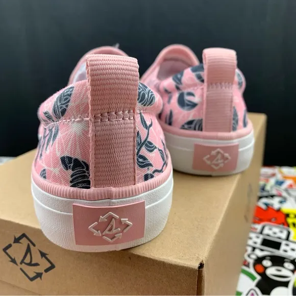 Sperry Crest Resort Pink Floral Slip Ons Women's Various Size