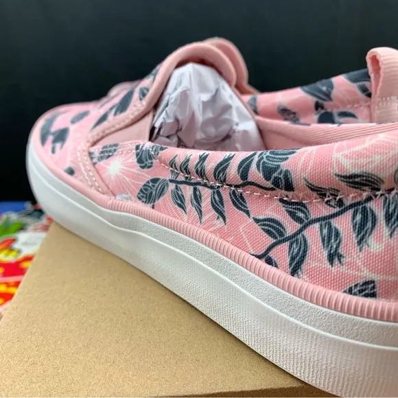 Sperry Crest Resort Pink Floral Slip Ons Women's Various Size