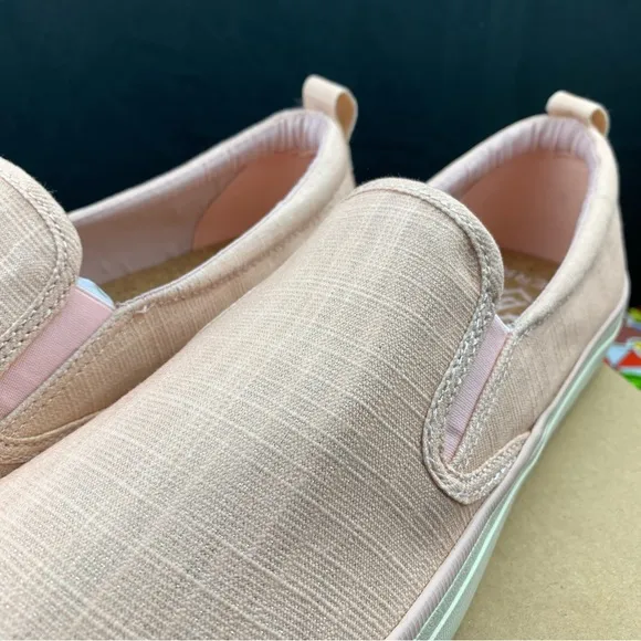 Sperry Crest Shimmer Pink Slip Ons Women's Various Sizes