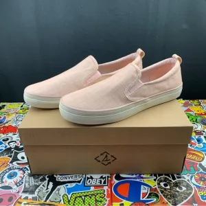 Sperry Crest Shimmer Pink Slip Ons Women's Various Sizes