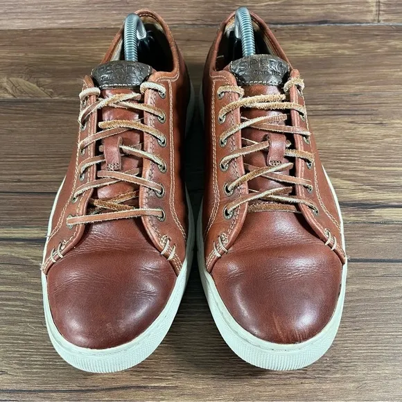 Sperry Gold Cup Brown Leather Oxfords Sneakers Men’s Size 9 Shoes