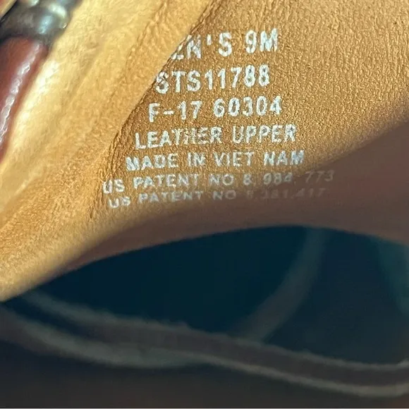 Sperry Gold Cup Brown Leather Oxfords Sneakers Men’s Size 9 Shoes