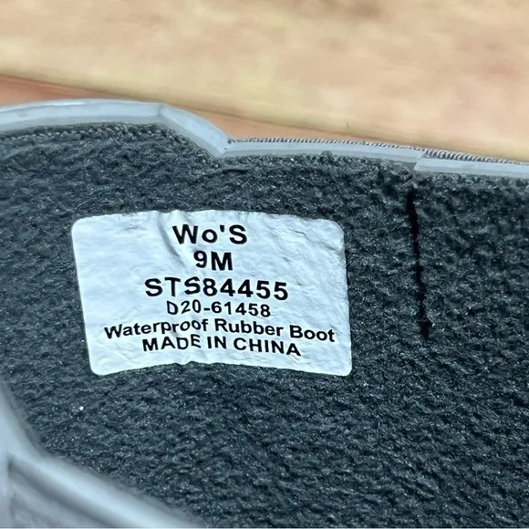 Sperry Grey Rubber Syren Cove Ankle Boots