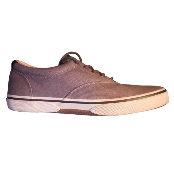 Sperry | Halyard CVO | Canvas | Sneakers | STS 22996 | Men's | Grey | Size: 12