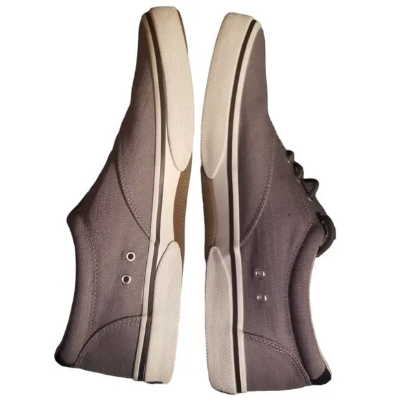 Sperry | Halyard CVO | Canvas | Sneakers | STS 22996 | Men's | Grey | Size: 12