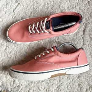 Sperry Men's Coral Lace Up Robe Style Laces Canvas Sneakers SZ 11