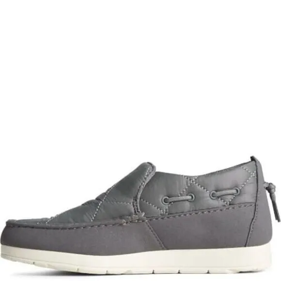 Sperry Moc-Sider STS-87050 Sneakers Women's 7 Gray Slip-On Casual Shoes KHD688