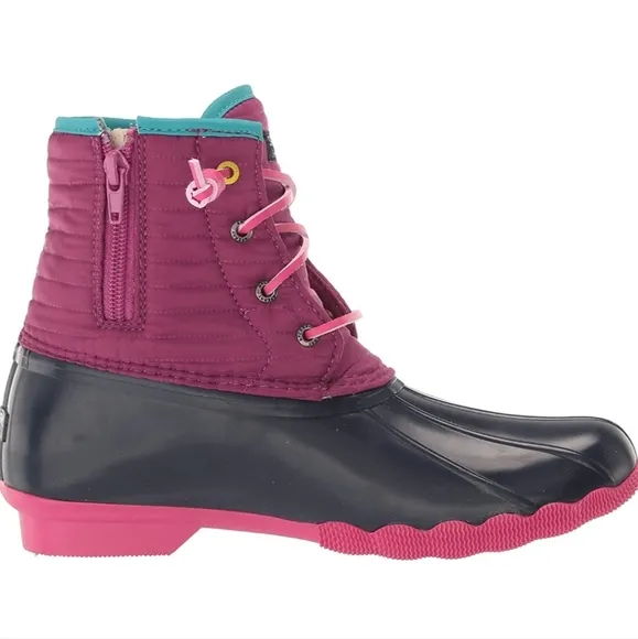 Sperry Saltwater Multi Colored Boots Size 6