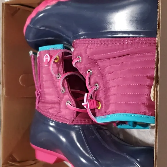 Sperry Saltwater Multi Colored Boots Size 6