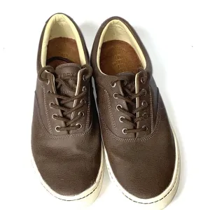 Sperry Top Sider Leather Shoes Men's 10.5 m Low Top Oxford Lace Up brown sneaker