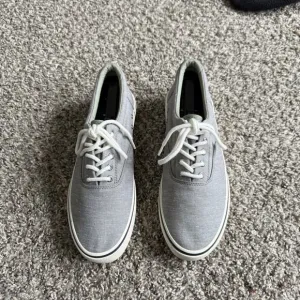 Sperry Top Sider Shoes Mens 10 M Halyard Cvo Sneakers Gray Canvas Lace Up New