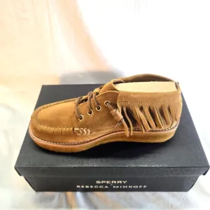 SPERRY X REBECCA MINKOFF Women's Size 7 Fringe Suede Chukka Boots New