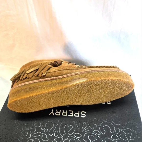 SPERRY X REBECCA MINKOFF Women's Size 7 Fringe Suede Chukka Boots New