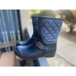 SPERRY Women's Waterproof Rubber Gray Boots Sz 8
