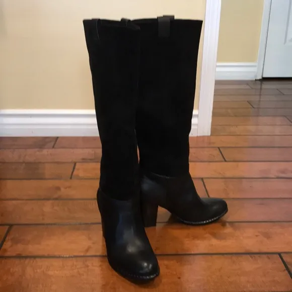 Splendid Knee high suede&amp;leather boots