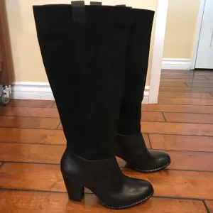 Splendid Knee high suede&amp;leather boots