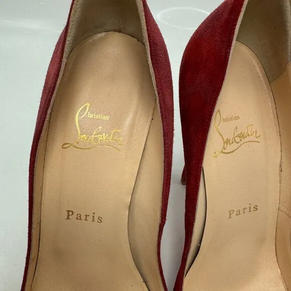 🌷❤️‍🔥SPRING SALE 🔥 FINAL PRICE🌷Christian Louboutin Very Prive 120 Pumps 38.5
