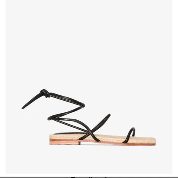 St. Agni tie-fastening sandals NWT