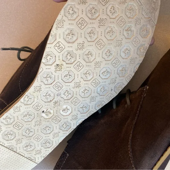 Stacy Adams Dark Brown Suede Chukka Style Boots