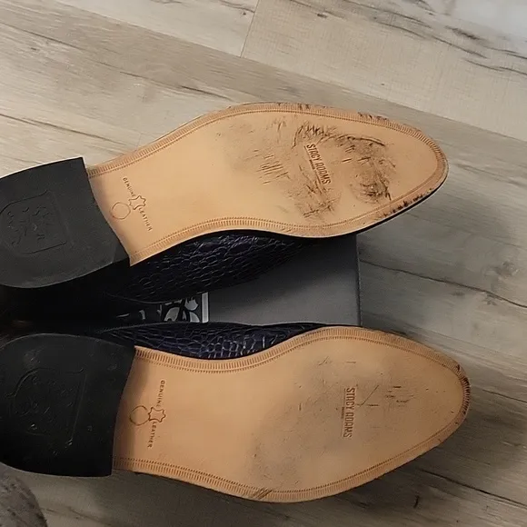 STACY ADAMS LEATHER SHOES EUC SIZE 14