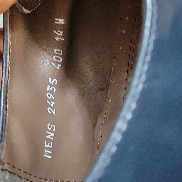 STACY ADAMS LEATHER SHOES EUC SIZE 14