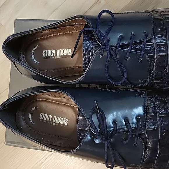 STACY ADAMS LEATHER SHOES EUC SIZE 14