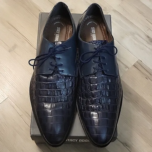 STACY ADAMS LEATHER SHOES EUC SIZE 14