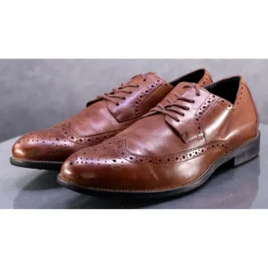 Stacy Adams Men's Wingtip Dress Shoes Size 10 Leather Brown