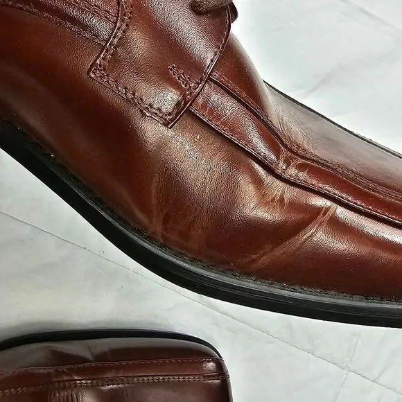 Stacy Adams Brown Leather Oxford Lace Up‎ Shoes Men's Size 9.5