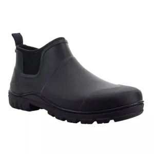 Staheekum  Men's Ankle Rain Boots Black