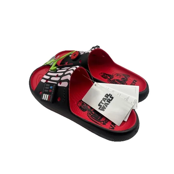 Star Wars Crocs Darth Vader Classic Slide V2 Sandal Glow In The Dark Size M5 W7