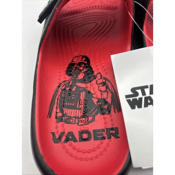 Star Wars Crocs Darth Vader Classic Slide V2 Sandal Glow In The Dark Size M5 W7