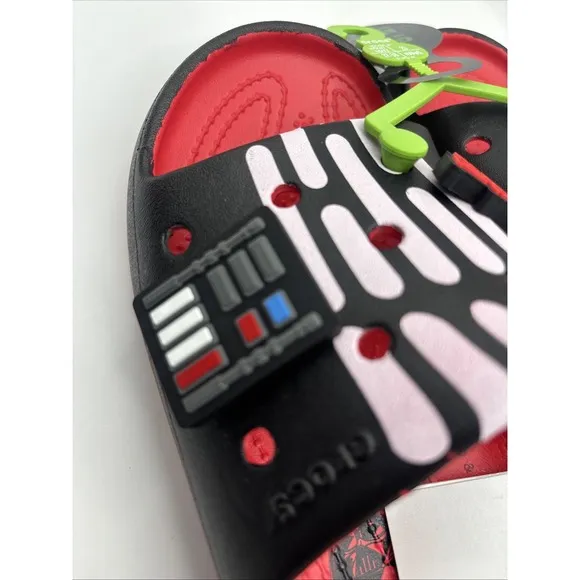 Star Wars Crocs Darth Vader Classic Slide V2 Sandal Glow In The Dark Size M5 W7