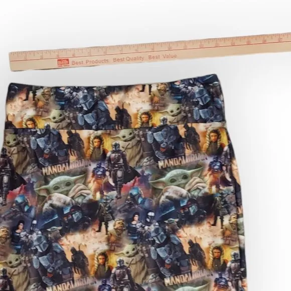 STAR WARS SKIRT SKORT DISNEY MANDALORIAN BABY YODA THE LEGGING LASS WOMEN SMALL