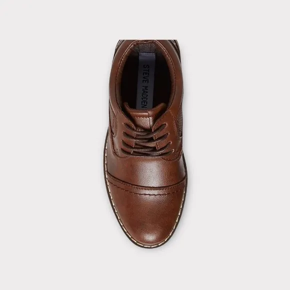 Steve Madden Boliverr Brown Leather Dress Shoes
