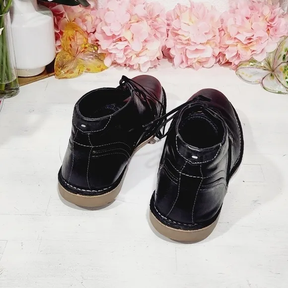 Steve Madden Gadrick Black Leather Size 13M