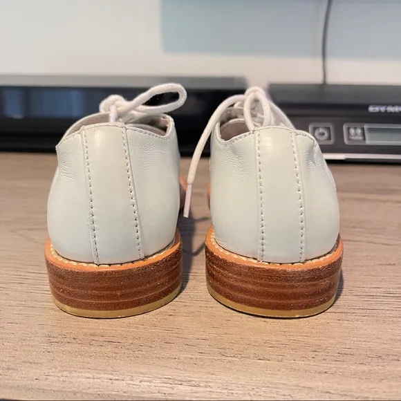 Strasburg boys ecru leather Charlie dress shoes