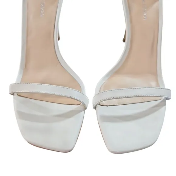Stuart Weitzman Amelina Leather Ankle-Strap Sandals