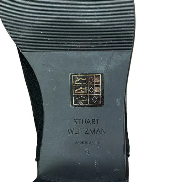 Stuart Weitzman Easyon Reserve suede and neoprene ankle boots Size 5