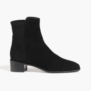 Stuart Weitzman Easyon Reserve suede and neoprene ankle boots Size 5