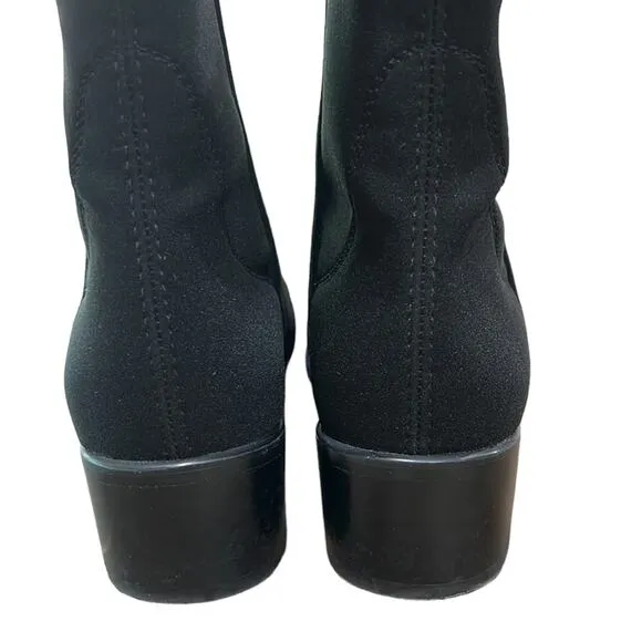 Stuart Weitzman Easyon Reserve suede and neoprene ankle boots Size 5